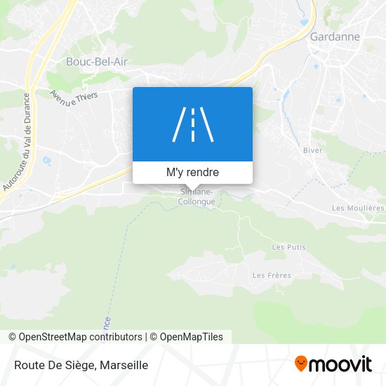 Route De Siège plan