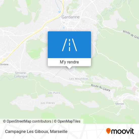 Campagne Les Giboux plan