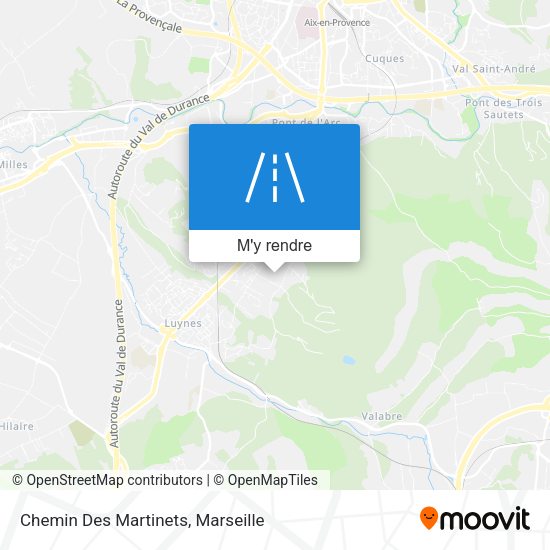 Chemin Des Martinets plan