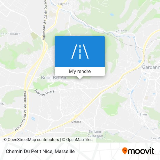Chemin Du Petit Nice plan