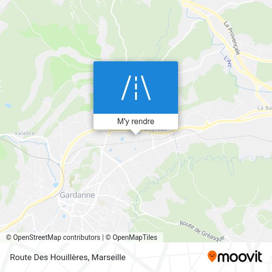 Route Des Houillères plan