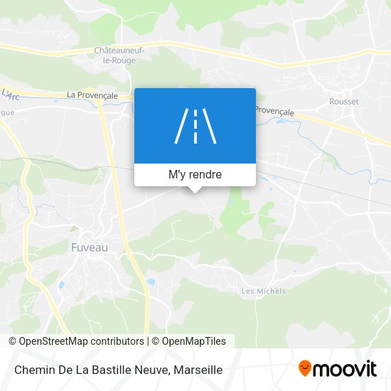 Chemin De La Bastille Neuve plan
