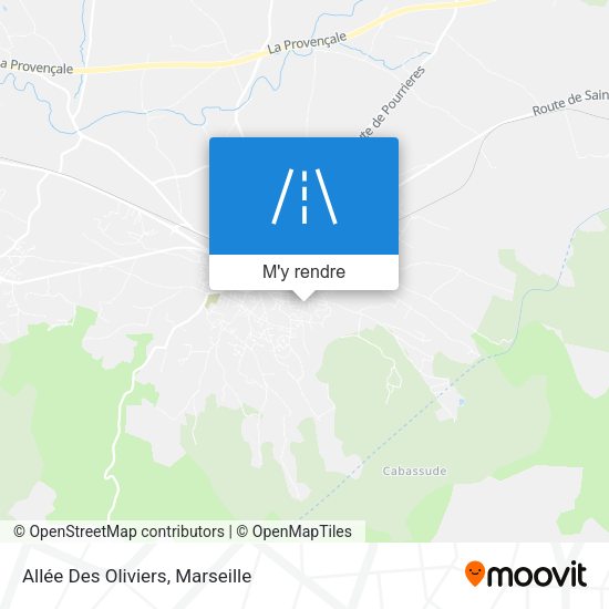 Allée Des Oliviers plan