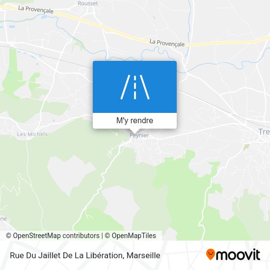 Rue Du Jaillet De La Libération plan
