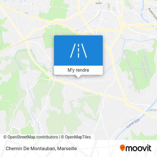 Chemin De Montauban plan