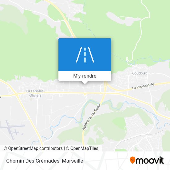 Chemin Des Crémades plan