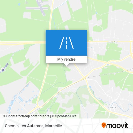 Chemin Les Auferans plan