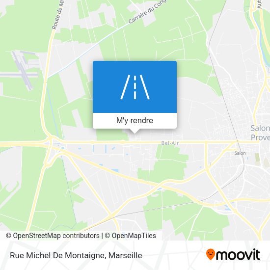 Rue Michel De Montaigne plan