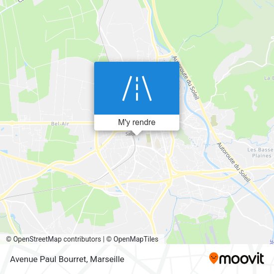 Avenue Paul Bourret plan