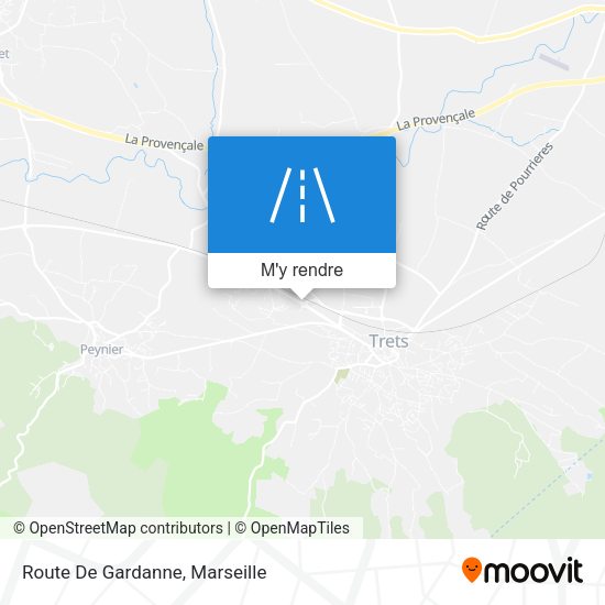 Route De Gardanne plan