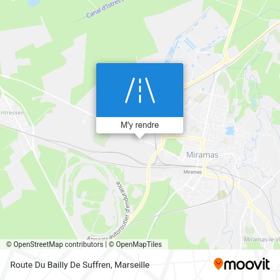 Route Du Bailly De Suffren plan