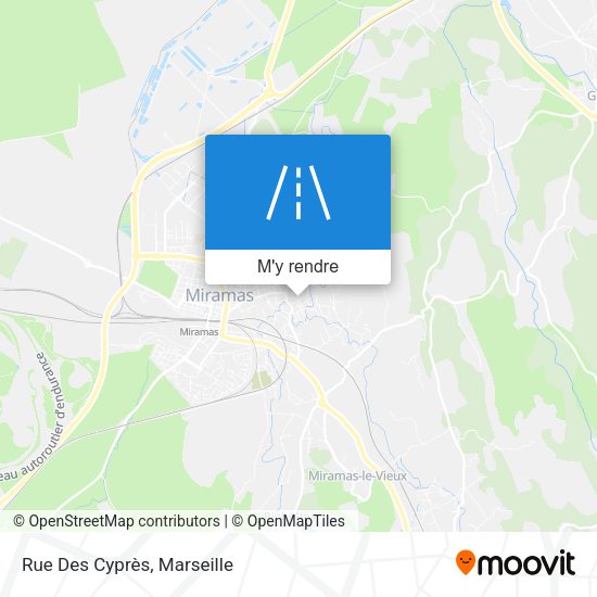 Rue Des Cyprès plan