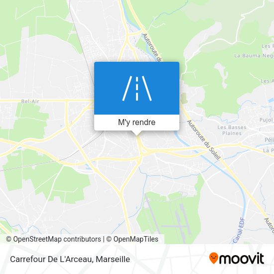 Carrefour De L'Arceau plan