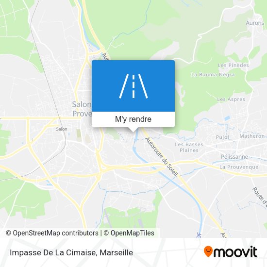Impasse De La Cimaise plan