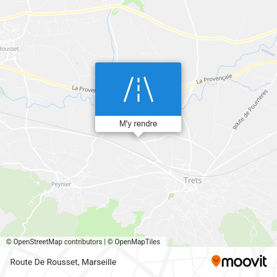 Route De Rousset plan