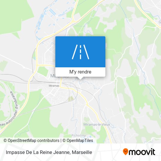 Impasse De La Reine Jeanne plan