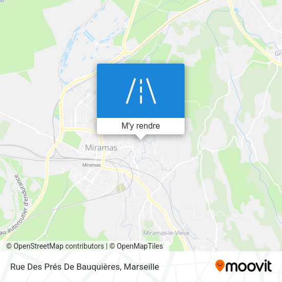 Rue Des Prés De Bauquières plan