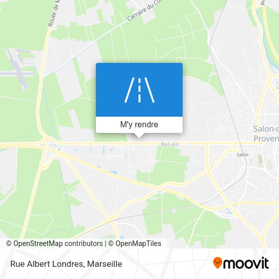 Rue Albert Londres plan