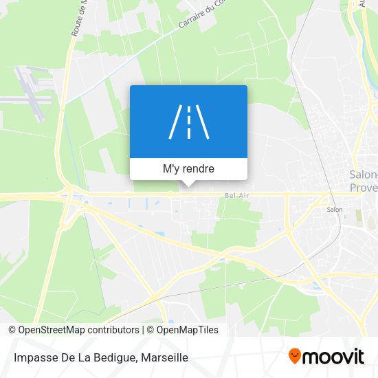 Impasse De La Bedigue plan