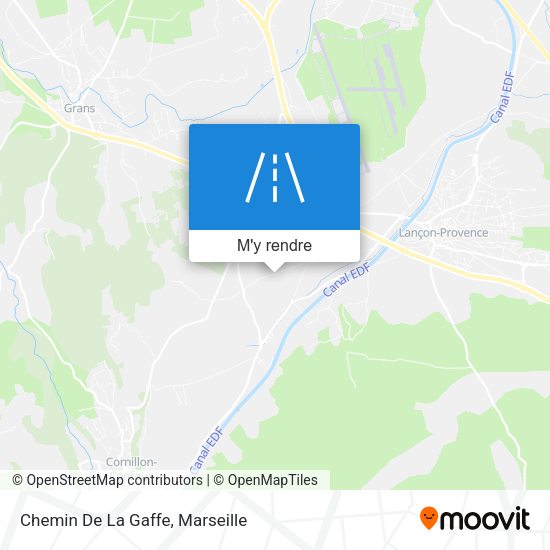 Chemin De La Gaffe plan