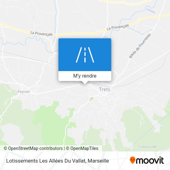 Lotissements Les Allées Du Vallat plan