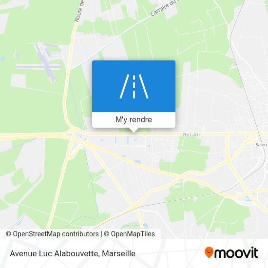 Avenue Luc Alabouvette plan