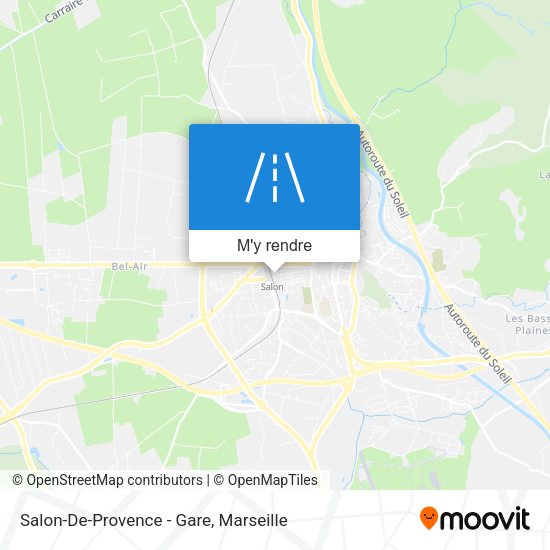 Salon-De-Provence - Gare plan