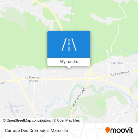 Carraire Des Crémades plan