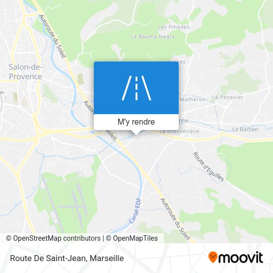 Route De Saint-Jean plan