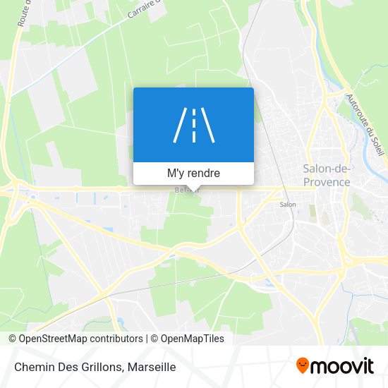 Chemin Des Grillons plan