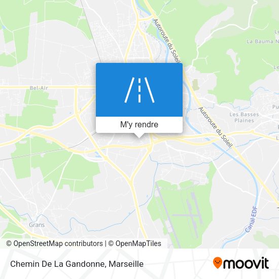 Chemin De La Gandonne plan