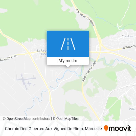 Chemin Des Gibertes Aux Vignes De Rima plan