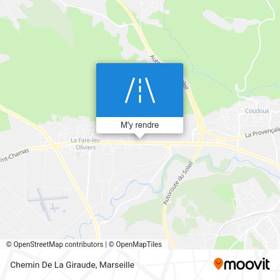 Chemin De La Giraude plan