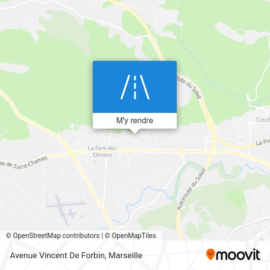 Avenue Vincent De Forbin plan