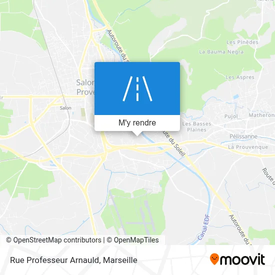 Rue Professeur Arnauld plan