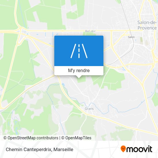 Chemin Canteperdrix plan