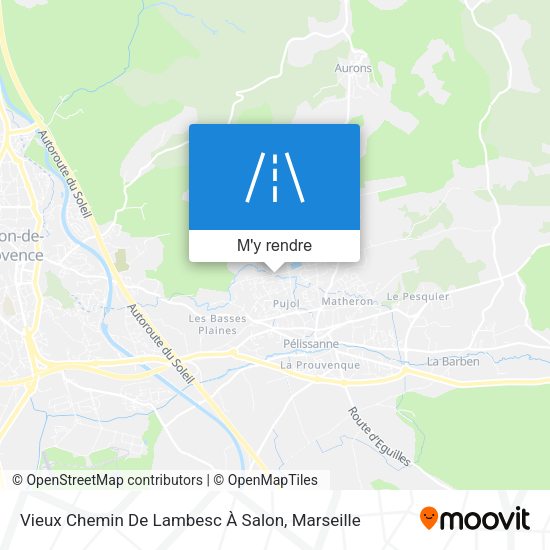 Vieux Chemin De Lambesc À Salon plan