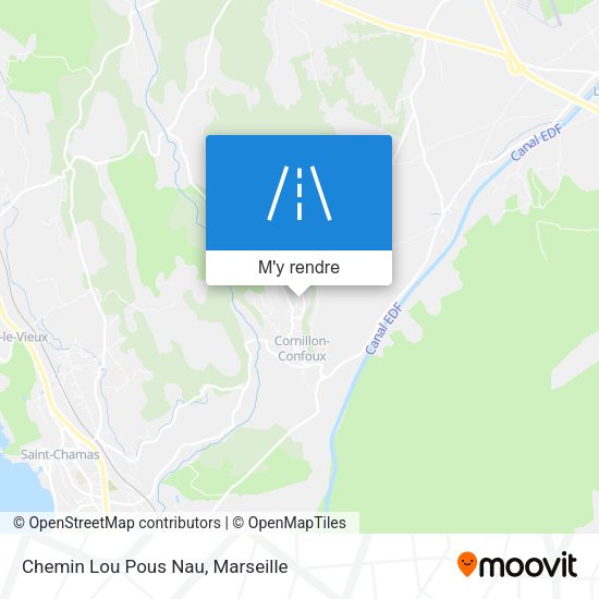 Chemin Lou Pous Nau plan