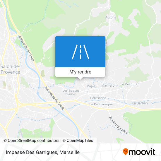 Impasse Des Garrigues plan