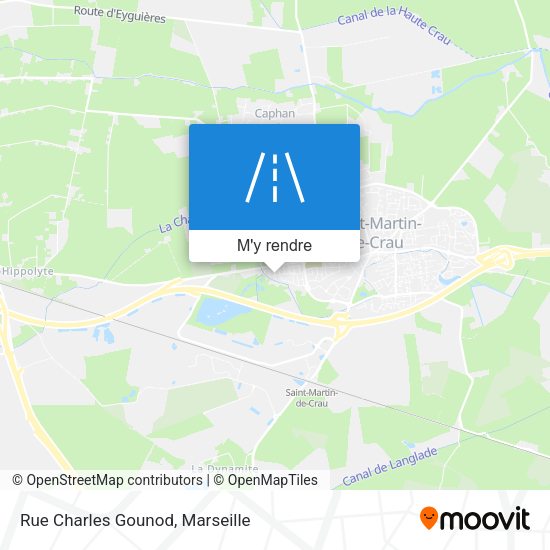 Rue Charles Gounod plan