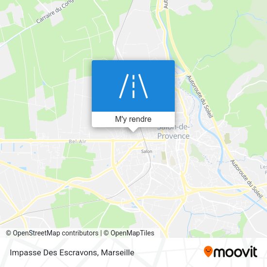 Impasse Des Escravons plan