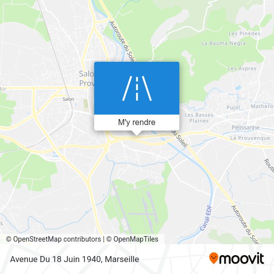 Avenue Du 18 Juin 1940 plan