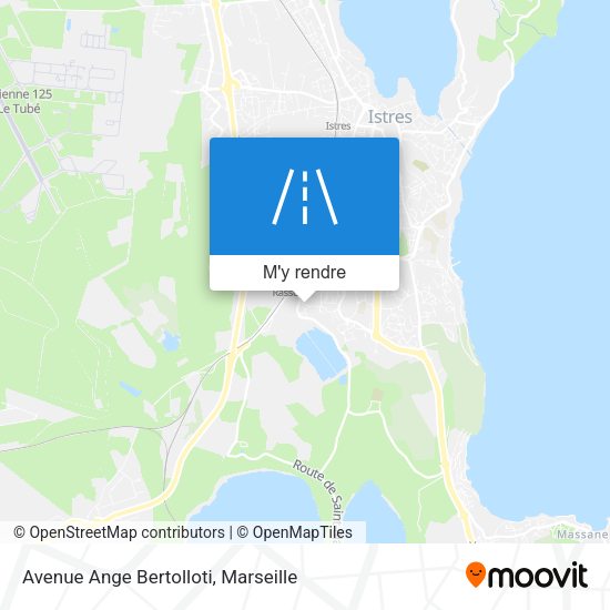 Avenue Ange Bertolloti plan