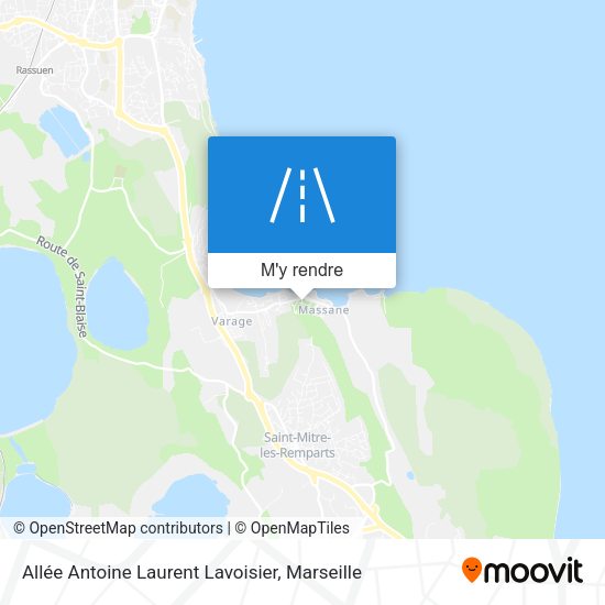 Allée Antoine Laurent Lavoisier plan