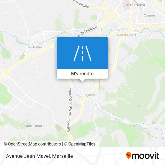 Avenue Jean Mavel plan
