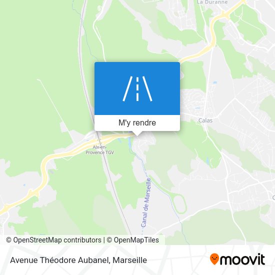 Avenue Théodore Aubanel plan