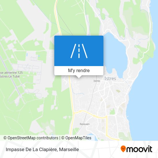 Impasse De La Clapière plan