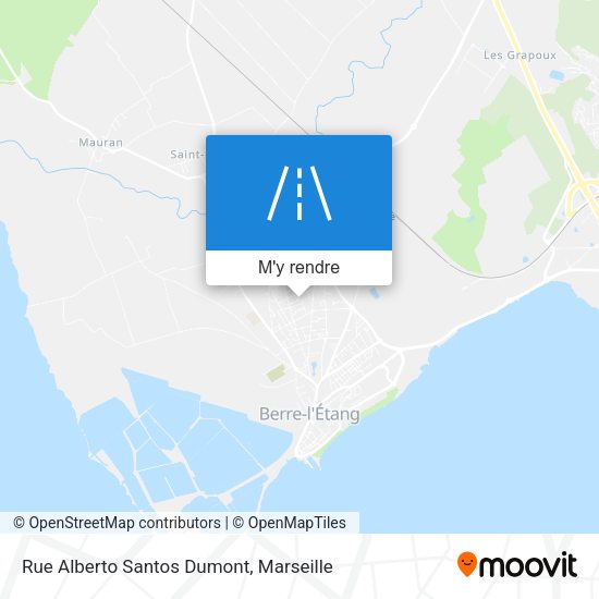 Rue Alberto Santos Dumont plan