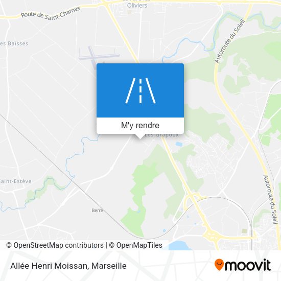 Allée Henri Moissan plan