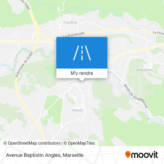 Avenue Baptistin Angles plan
